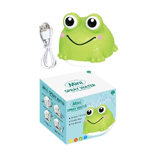 Toddler Shower Toys, Water Frog Bath Toy, Preschool Learning Activity, Interactive Bath Game Battery Operated/Rechargeable, 4.41x3.94x3.62 inches, PVC von Gungtj