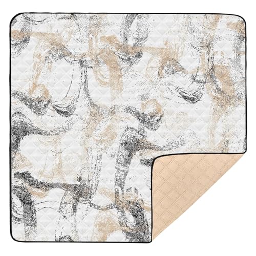 GuoChe Abstrakte Bürste, weich gepolstert, für drinnen und draußen, gemütlich, atmungsaktiv, gepolsterte Babymatte für Babys, Kinder, Kleinkinder GuoChe Abstrakte Bürste, weich gepolstert, für drinnen und draußen, gemütlich, atmungsaktiv, gepolsterte Babymatte für Babys, Kinder, Kleinkinder von GuoChe