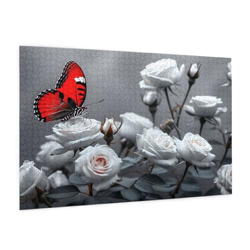 Blume Puzzle 1500 Teile Erwachsene Puzzle Schmetterling Design für Erwachsene und Beginner, HD Farbe HolzPuzzle mit Geschenkbox Verpackung, Zimmer Deko Wohnzimmer, Geschenke für Frauen 57x87cm -z1154 Blume Puzzle 1500 Teile Erwachsene Puzzle Schmetterling Design für Erwachsene und Beginner, HD Farbe HolzPuzzle mit Geschenkbox Verpackung, Zimmer Deko Wohnzimmer, Geschenke für Frauen 57x87cm -z1154 von Guofuos