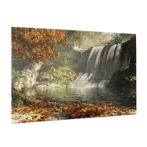 Herbst Puzzle 2000 Teile Erwachsene Puzzle Fallen Design für Erwachsene und Beginner, HD Farbe HolzPuzzle mit Geschenkbox Verpackung for Zimmer Deko Wohnzimmer, Geschenke für Frauen 70x100cm -z1568 Herbst Puzzle 2000 Teile Erwachsene Puzzle Fallen Design für Erwachsene und Beginner, HD Farbe HolzPuzzle mit Geschenkbox Verpackung for Zimmer Deko Wohnzimmer, Geschenke für Frauen 70x100cm -z1568 von Guofuos