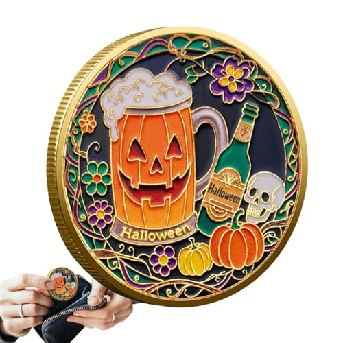 Gupcaqosjw Halloween Gedenkmünze,Kürbislaterne Halloween Herausforderungsmünze | Deko Kunst Anzeige Für Fans Männer Frauen Geburtstag Feiertage Party Tisch Karneval Gupcaqosjw Halloween Gedenkmünze,Kürbislaterne Halloween Herausforderungsmünze | Deko Kunst Anzeige Für Fans Männer Frauen Geburtstag Feiertage Party Tisch Karneval von Gupcaqosjw