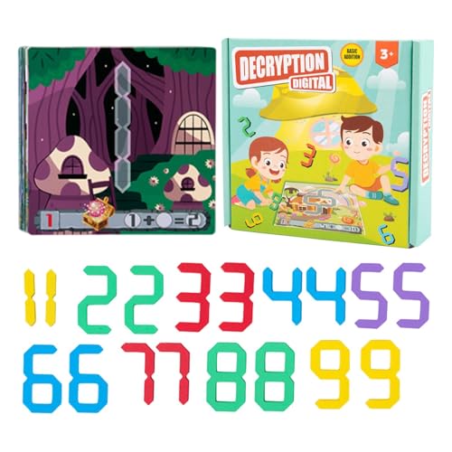 Gupcaqosjw Holzpuzzle für Kinder, Zahlenspiel aus Holz | Mathe-Zählspiel aus Holz,Interaktives Zahlenform-Puzzle, pädagogisches Zähl-Mathe-Spiel für die frühe Entwicklung von Gupcaqosjw