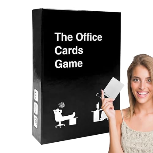 Gupcaqosjw Lustiges Kartenspiel, lustige Spielkarten für Erwachsene | Office Games The Office Merchandise 180 Blatt lustige Spielkarten,Neuartige Spielkarten für Muttertag, Büros, Chinesisches von Gupcaqosjw