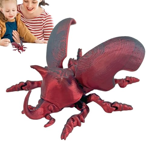 Gupcaqosjw Miniaturen 3D-gedruckte Tiere,3D-gedrucktes Tierspielzeug - 3D-gedruckte artikulierende Figuren | Realistisches Tiermodell-Spielzeug-Desktop-Ornament für Schlafzimmer, Arbeitszimmer, von Gupcaqosjw