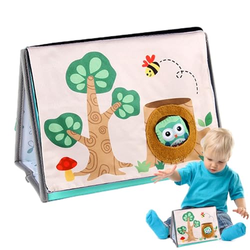 Gupcaqosjw Sinnesbücher für Babys, Knisterbuch für Babys, Sinnesbücher Bunte Babybücher Stoffbuch, Knisterbuch für Babys, Früherziehungsspielzeug für Babys, Kleinkinder von 0 bis 36 Monaten von Gupcaqosjw