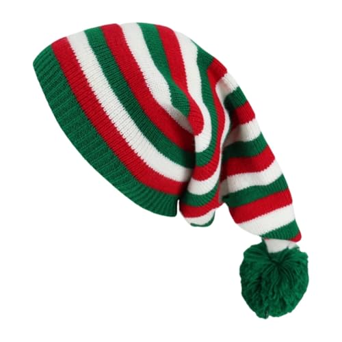 Gupcaqosjw Stricken Sie Weihnachtsmannmütze,Weihnachtsmannmützen - Winterwarme Weihnachtsmütze | Beanie-Mütze für kaltes Wetter, bequeme Strickmütze für den täglichen Gebrauch, Zusammenkünfte von Gupcaqosjw