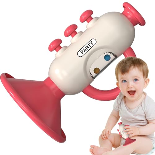 Gupcaqosjw Trompetenspielzeug für Kinder, kleines Trompetenspielzeug - Musikinstrument-Klangspielzeug,Whistle Sound Toys Musikinstrument zur Verbesserung des Hörvermögens fördert die Lungenkapazität von Gupcaqosjw