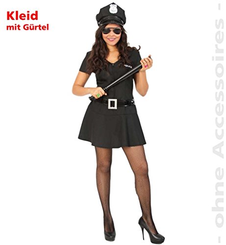 FASCHING 10070 Kinder-Kostüm Police Girl, Kleid Polizistin NEU/OVP: Größe: 140 von Gurimo-tex Textilgesellschaft mbH