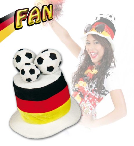 FASCHING 38779 Hut "Deutschland" Zylinder Fußball NEU/OVP von Gurimotex