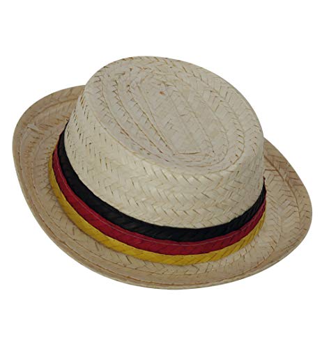 FASCHING 38903 Strohhut "Deutschland" Hut Stroh NEU/OVP von Gurimotex