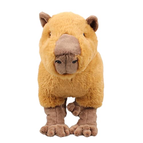 Capybara Plüsch - Plüschtier Kuscheltier Capybara Plüschtier Für Jungen Mädchen, Süße Plüschtiere Cartoon Tierpuppe Superweiche Kuscheltiergeschenke Für Kinder Weihnachten Geschenke von Gusengo