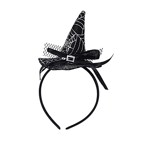 Gusengo Halloween Stirnbänder Hexenhut Stirnband Halloween Haarreifen Haarband Kopfschmuck Halloween Party Haarschmuck Für Kinder Erwachsene Kostümzubehör von Gusengo