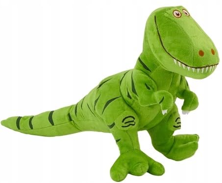 Gustaw Dino Kuscheltier Groß XXL, Dinosaurier Gross Plüschtier Spielzeug Stofftier Plüschtier Dekoration, Kinder, Baby - XXL Dino Tyrannosaurus Plüschsaurier (Grün, 55cm) von Gustaw