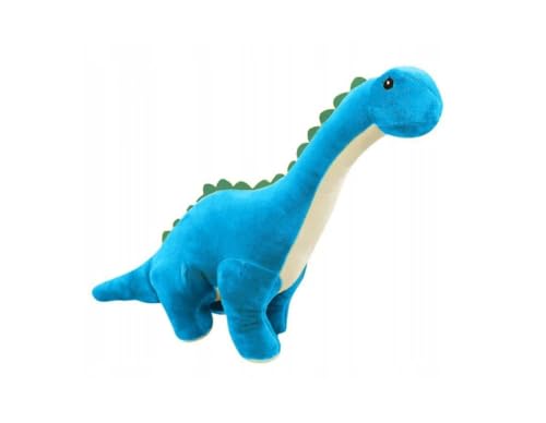 Gustaw Dino Tobi Kuscheltier Groß XXL, Dinosaurier Gross Plüschtier Spielzeug Stofftier Plüschtier Dekoration, Kinder, Baby - XXL Dino Tyrannosaurus Plüschsaurier (blau, 110cm) von Gustaw