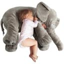 Gustaw Groß Elefant Plüsch Kuscheltier, Plüschelefant - XXL Elephant Tier, Weiche und Kuschelige Stofftiere, Plüsch Elefant Plüschtier Kinder, Baby (Grau, 125cm) von Gustaw