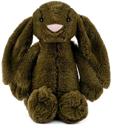 Gustaw Groß Kaninchen Figo Plüsch Kuscheltier, Plüschkaninchen-XXL Kaninchen Tier, Weiche und Kuschelige Stofftiere, Plüsch Gross Kaninchen Plüschtier Kinder (Olive, 160cm) von Gustaw