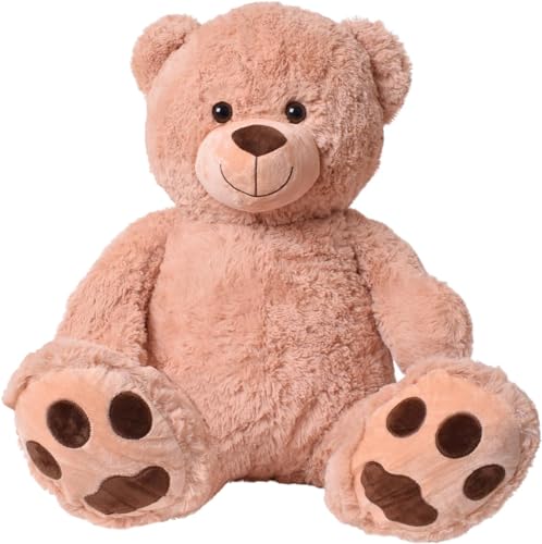 Gustaw Teddybär Groß XXL Adam Beige - Plüschbär, Kuschelbär XXL Plüschtier, Spielgefährte und Deko in einem - Stofftier, Plüschtier Kuscheltier Giant Teddy Bear (190cm) von Gustaw