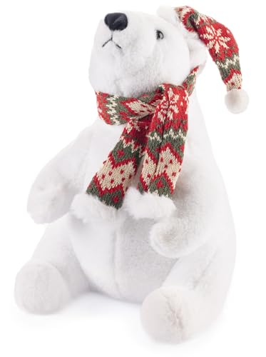 Gustaw Teddybär Groß XXL Bär Max- Plüschbär, Kuschelbär XXL Plüschtier, Spielgefährte und Deko in einem - Stofftier, Plüschtier Kuscheltier Giant Teddy Bear (Blanc, 30cm) von Gustaw