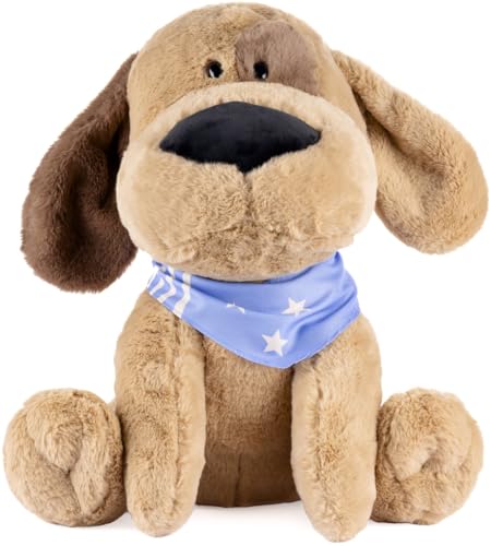 Gustaw Teddybär Groß XXL Hund Freedy - Plüschbär, Kuschelbär XXL Plüschtier, Spielgefährte und Deko in einem - Stofftier, Plüschtier Kuscheltier Teddy Bear. (Braun, 25cm) von Gustaw