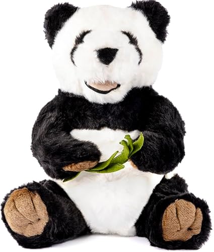 Gustaw Teddybär Groß XXL Panda Lisbona - Plüschbär, Kuschelbär XXL Plüschtier, Spielgefährte und Deko in einem - Stofftier, Plüschtier Kuscheltier Giant Teddy Bear (30cm) von Gustaw