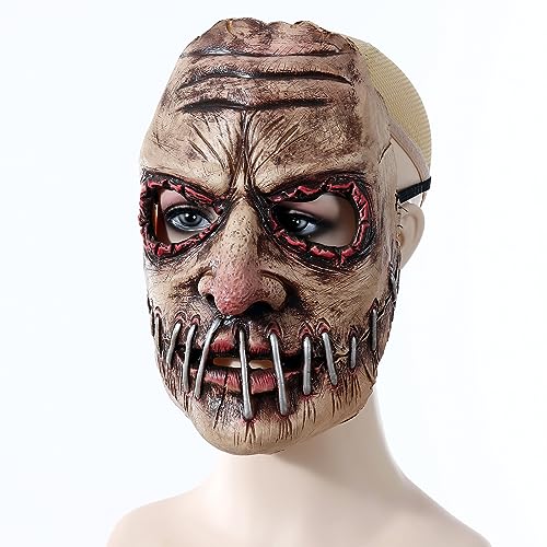 Halloween Horror Maske, Supersoft Gruselige Gruselige Halloween Maske mit Nägeln Fancy Maske für den bösen Dämon Cosplay Kostüm von Gutecomuik