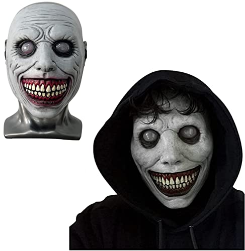 Horror Halloween Maske, Scary Mask Maskerade Halloween Maske, Smiling Demon Scary Clown Cosplay Halloween Demon Carnival von Gutecomuik