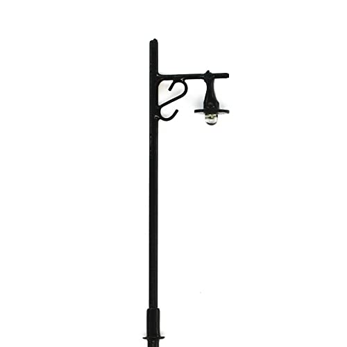 Gutshof miniaturen 10 STK HO Lampen Eisenbahn Modellbau H0 16V Ac oder Dc Schwarze Lichtmasten 1:87 von Gutshof miniaturen