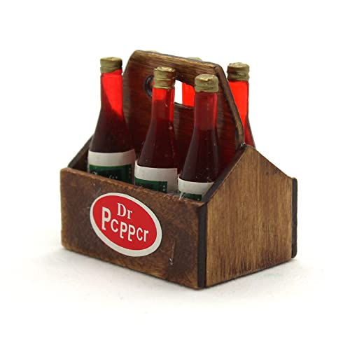 Gutshof miniaturen Puppenhaus Getränke Kiste 6 Flaschen Cola Dr. Pepper von Gutshof miniaturen