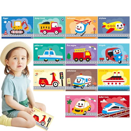 Guvbkfaw Foam Sticker Puzzle-Spiel | 3D-Schaumstoffaufkleber Kinder,Selbstklebendes Puzzle-Spiel zum Selbermachen für Mädchen, Cartoon-Tiere, die pädagogisches Spielzeug Lernen von Guvbkfaw