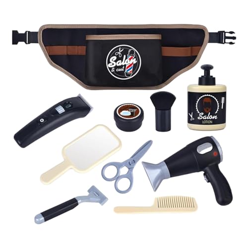 Guvbkfaw Haarstyling Set Für Mädchen, Spielzeug Friseursalon, Friseursalon Spielzeug Für Kinder, Haarschnitt Friseur Set Spielzeug, Friseursalon Set Für Mädchen Pretend, Spielen Haarstyling Werkzeuge von Guvbkfaw