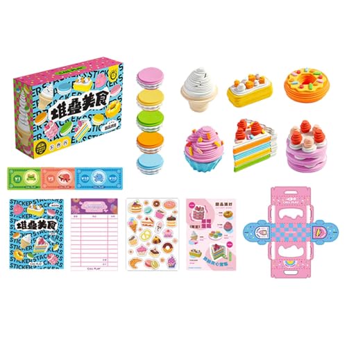 Guvbkfaw Play Kitchen Food, Kochset für Kleinkinder | Spielen Sie Küchenspielzeug, Kuchen, Desserts, Essen, Spielzeug,Küchen-Spielnahrung, Spielzeug-Küchenzubehör, realistische Spielnahrung für die von Guvbkfaw