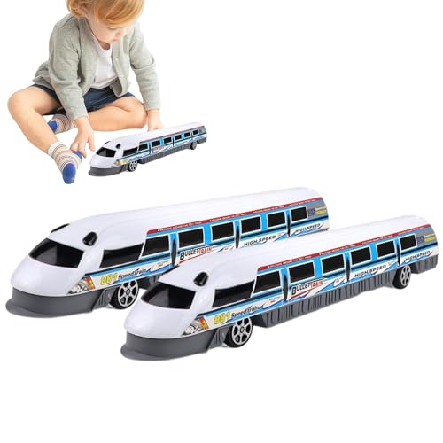 Bullet Train Model Bullet Train Model Inertia Toy Train City Train Set Children Toy Engine Model Toy Durable Train Toy Interactive Toy Trains Kids Train Set Toy Train for Boys and Girls von Gvblkq