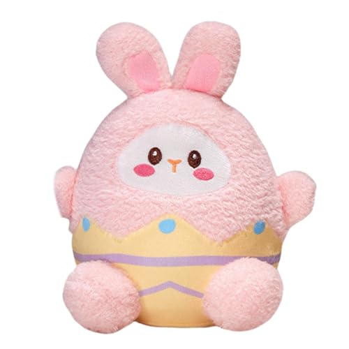 Gvblkq Bunny Plush, Stuffed Doll Animal, 9.8 Inch Cartoon Easter Eggshell Rabbit Plushies, Soft Comforting Doll for Kids, Cuddly Toy for Spring, Easter Basket Stuffer, Sturdy and Compact von Gvblkq