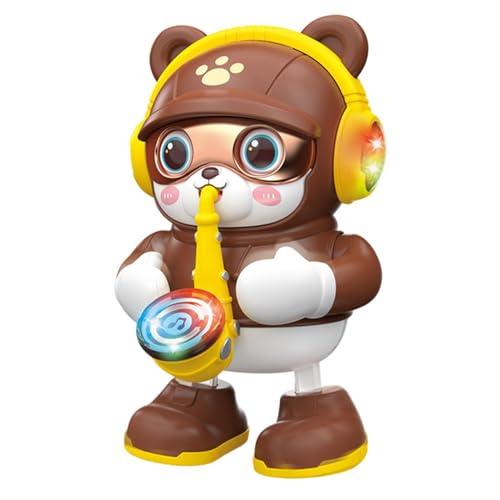 Gvblkq Dancing Toys for Toddler, Singing Bear Toy, Interactive Toddler Toys, Electronic Dancing Toy, Cute Dancing Bear, Kids Dancing Toys, Educational Dancing Bear, Musical Toddler Toy, Inte von Gvblkq