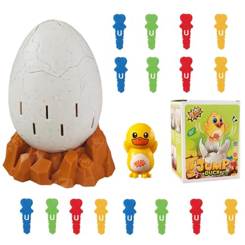 Duck Game, Pop Match Toys Family, Promotes Hand-Eye Coordination, Exciting Jumping, Dinosaur Egg Interactive Toy, Jumping Duck Bucket Tricky Midget for Kids Ages 3+, 1 Set von Gvblkq