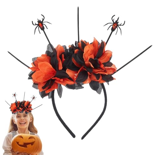 Gvblkq Halloween-Kostüm-Stirnband für Erwachsene,Halloween-Stirnbänder | Gothic Horror Kopfbedeckung Gruseliger Haarreifen Horror Kopfschmuck,Halloween-Haarschmuck, Haarzubehör, 1 Größe, passend für von Gvblkq