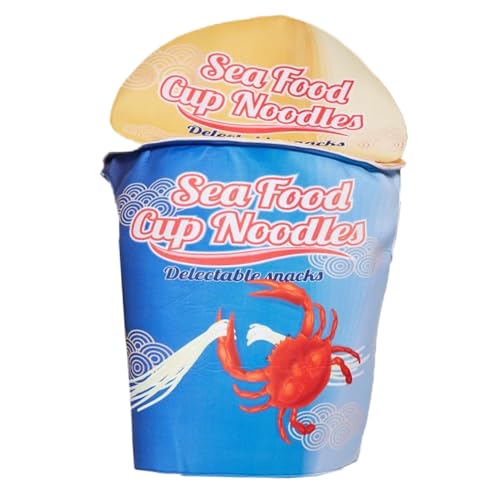 Gvblkq Lustiges Halloween Kostüm | Instantnudeln Cosplay Kleidung | Verkleidung für Streiche Frauen und Männer | Bühnenauftritte Cosplay Events Partys Zusammenkünfte Zuhause Herren Gvblkq Lustiges Halloween Kostüm | Instantnudeln Cosplay Kleidung | Verkleidung für Streiche Frauen und Männer | Bühnenauftritte Cosplay Events Partys Zusammenkünfte Zuhause Herren von Gvblkq