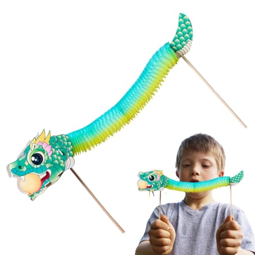 Gvblkq New Year Snake Toy Snake Paper Decorations Dancing Snake Toy Cute Animal Dance Toy Educational Snake Toy Fun New Year Toy Festive Snake Toy Home Decoration Snake School Celebration Toy Paper von Gvblkq