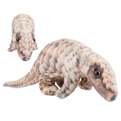 Gvblkq Pangolin Stuffed Animal, Plush Pangolin Pillow, Animal Pillows for Kids, Simulation Pangolin Plush, Pangolin Comfort Cushion, Plush Animal Cushions, Soft Pangolin Pillow, Kids Animal Pillows, von Gvblkq