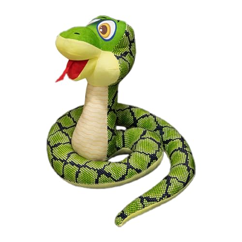 Gvblkq Snake Plush Pillow, Giant Snake Toy, Stuffed Snake Doll, Snake Pillow for Kids, 2025 Snake Plush, Year of The Snake Plush, Soft Snake Pillow, Huggable Snake Plush, Snake Doll for Boys von Gvblkq