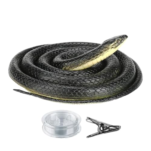 Gvblkq Snake Prank, Clip Snake Prank, Creative Simulation Reptile, Funny Outdoor Toy, Realistic Fake for Golf Course, Hilarious - -A-String for Parties and Events von Gvblkq