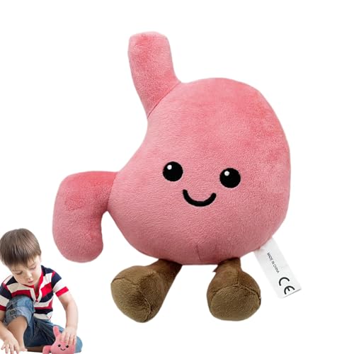 Gvblkq Stomach Plush Toy, Cute Small Stuffed Cartoon Stomach Doll, Adorable Cartoon Doll Toy for Living Room, Bedroom, Car, Sofa, Couch, Plush Stomach Character, Soft Cartoon Stuffed Doll von Gvblkq