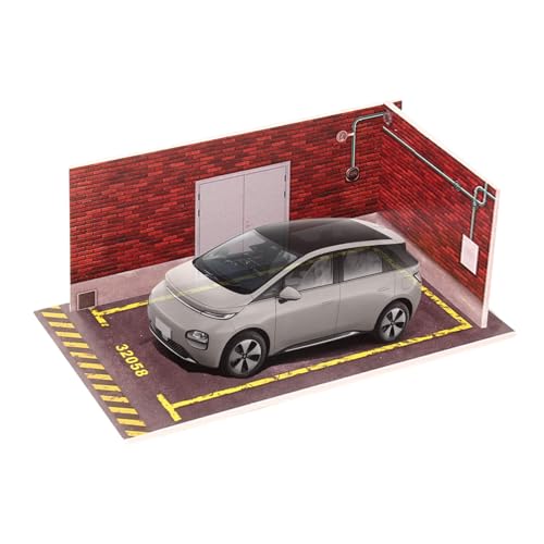 Gvblkq Toy Car Parking Scene, 1/32 Scale Parking Lot, PVC Toy Car Display, Diecast Car Accessories, Model Car Parking Garage, Toy Car Display Stand, Collectible Car Parking Lot, Automobile Mod von Gvblkq