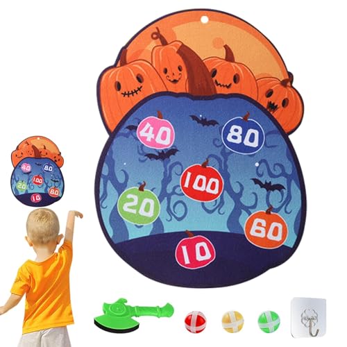 Halloween Dart Board for Kids, Children's Axe Dart Toy, Sticky Ball Dart Board, Indoor and Outdoor Dart Board, Boys and Girls Dart Target, Leisure Toy, Children's Throwing Games von Gvblkq