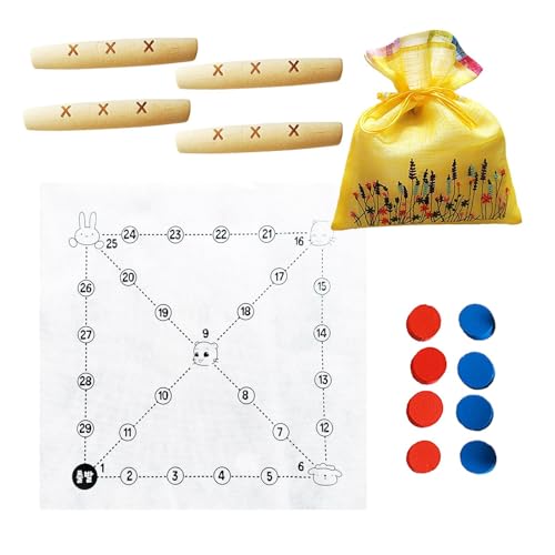 Korean Folk Game, Classic Wooden Stick Board Game, Traditional Cultural Entertainment, Fun Indoor and Outdoor Activity, Perfect for Family Gatherings and Festive Events von Gvblkq