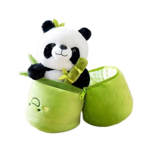 Panda Stuffed Animal, Soft Panda Toy, Wood Plush Doll, 9.84-Inch Cute Toy, Gift for Boys, Girls, and Kids, Ideal Birthday Present, 1-2cm, Ages von Gvblkq