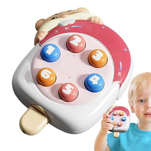 Quick Push Game, Handheld Press Game Machine, Electronic Handheld Quick Push Game, Interactive Stress Relief Toy for Kids, Portable Press Button Game, Fun Game for and Reflex Improvement von Gvblkq