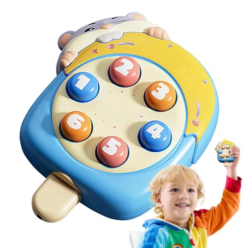 Quick Push Game, Handheld Press Game Machine, Electronic Handheld Quick Push Game, Interactive Stress Relief Toy for Kids, Portable Press Button Game, Fun Game for and Reflex Improvement von Gvblkq