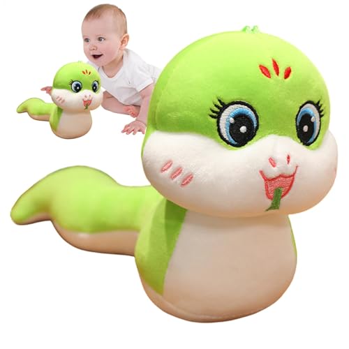 Snake Plush Toy | Soft Plush Snake Pillow Toy | Cuddly Stuffed Snake Plush Animal, New Year 2025 Snake Plush Dolls for Kids, and Children, Toddler Snake Toy von Gvblkq