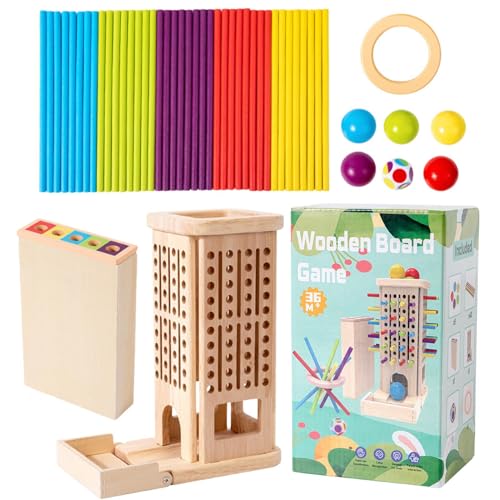 Sticks Dice Game, Colorful Wooden Sticks Dice, Early Development Fine Motor Skills Educational Board Activity, Ideal for Boys, Girls, Toddler, Interactive and Fun for Enhancing Learning Sticks Dice Game, Colorful Wooden Sticks Dice, Early Development Fine Motor Skills Educational Board Activity, Ideal for Boys, Girls, Toddler, Interactive and Fun for Enhancing Learning von Gvblkq